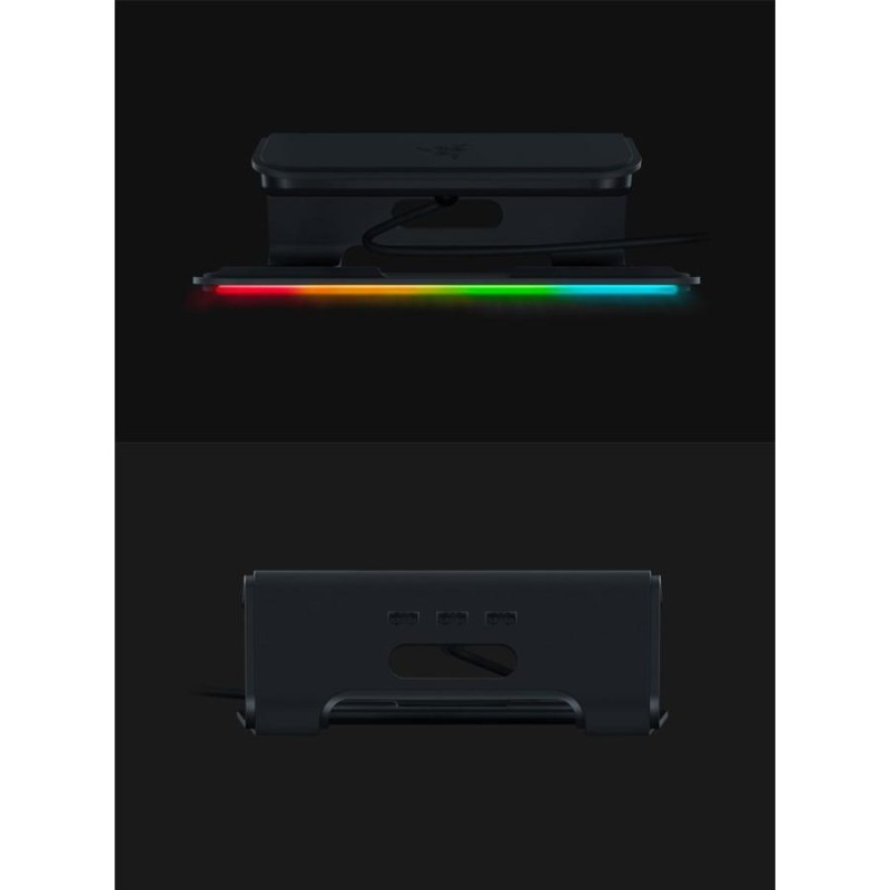 Razer レーザー Laptop Stand Chroma USB 3.0 ハブ搭載 エルゴノミック