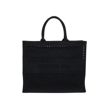 DIOR BOOK TOTE 網布刺繡托特包