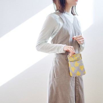 Gamaguchi 智能手機袋 Orizuru [日本製造]