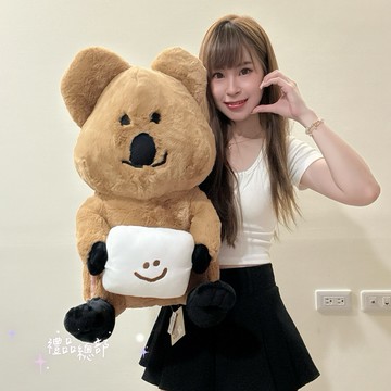 正版授權 DINOTAENG 20英吋Quokka短尾矮袋鼠 BOBO棉花糖娃娃 玩偶抱枕 絨毛娃娃 生日禮物 送禮首選