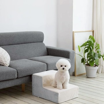 韓國柏爾寵物狗貓階梯樓梯 2層 - 2層米色