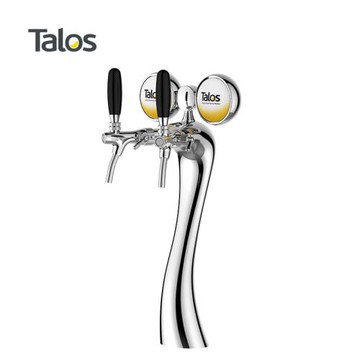 Talos塔羅斯桶啤精釀啤酒吧臺餐廳啤酒柱雅士酒塔2孔帶燈1037201