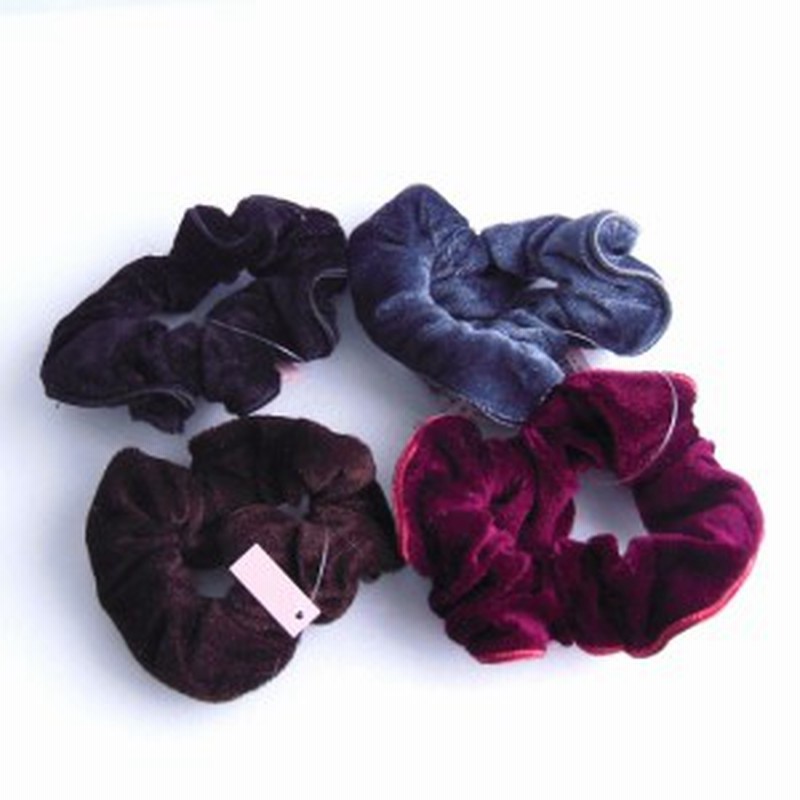 シュシュ 髪ゴム シックカラーベロアシュシュ シュシュブレスレット 髪留め まとめ髪 H Oc116 通販 Lineポイント最大1 0 Get Lineショッピング