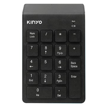 KINYO 2.4GHz無線數字鍵盤 KBX-05