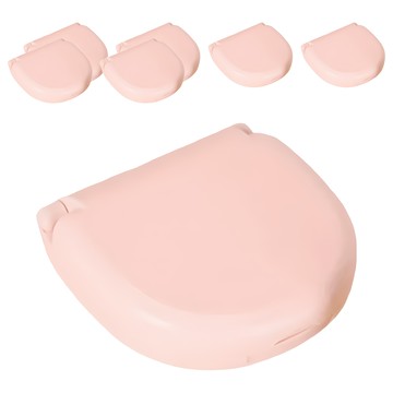 迷你針線盒 附縫紉線*6 小鈕扣*4 剪刀*1 大頭針*3 別針*1 穿針器*1 小夾子*1 三款針頭  豆沙粉  7個