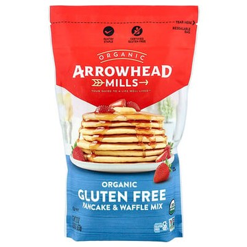 Arrowhead Mills, 有機無麩質煎餅和華夫餅混合料，22 盎司（623 克）