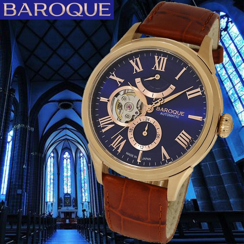 BAROQUE バロック 腕時計 BA3003RG-03BR セイコーエプソン自動巻