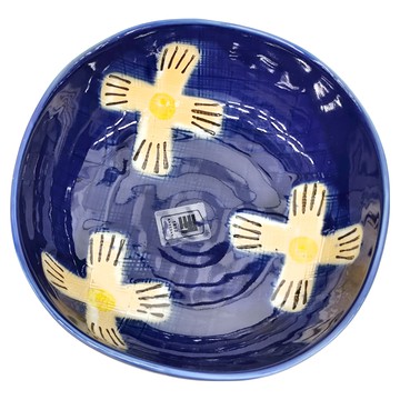 琉璃四葉草中缽 陶瓷碗碟杯 日本製造  多色  1個