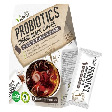 【米森 vilson】好菌搖搖-有機冰萃黑咖啡(3gx14包/盒)