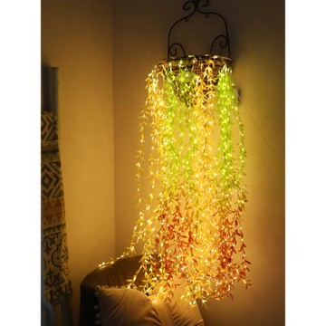 新年裝飾燈氛圍燈星星燈led小彩燈閃燈串燈客廳庭院太陽能燈布置