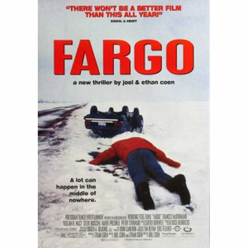 ファーゴ 映画ポスター(シアターサイズ 海外27×40inch) 軽量アルミ製フィットフレーム付 101.6×68.6cm FARGO |  LINEショッピング