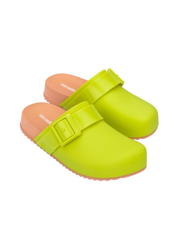 Mini Melissa Cozy Clog Youth Sandals [GREEN]