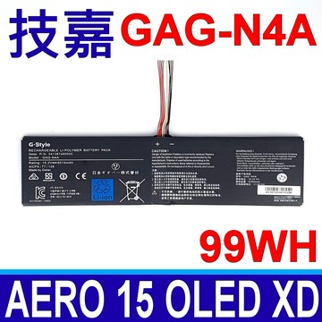技嘉 GAG-N4A 原廠電池 Aero 15 OLED XD 15G WB 15G XC 15G YC 15G KB 15G YB