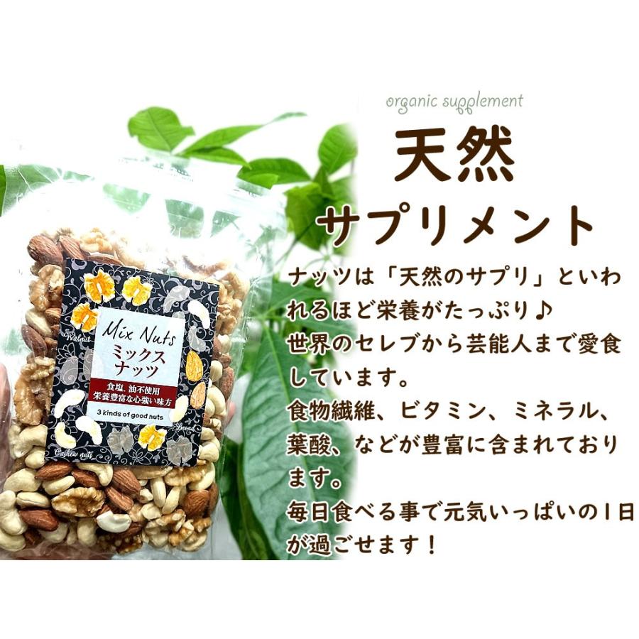 大地の生菓  ナッツ 3種類のミックスナッツ 230g 無塩 無添加 素焼き 送料無料 おつまみ おやつ 保存食 非常食 クリスマス ギフト プレゼント 2023