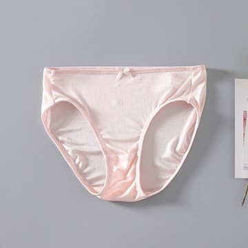 高檔健康天然桑蠶絲兒童內褲針織真絲內褲男童女童寶寶無痕三角褲 喜