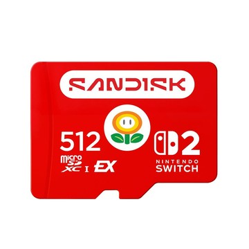 Nintendo 任天堂SanDisk NS2 Switch 2 特規記憶卡 microSD Express 512G(代理商貨)