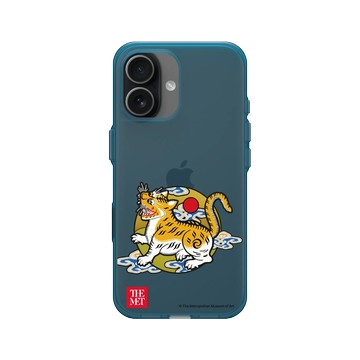 iPhone 17 Clear (相機按鈕) 夜幕藍 - The MET - 亞洲藏品系列 - 虎紋階章