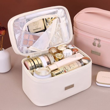 台灣出貨✨ 化妝包 女用 大容量 分區收納 加厚材質 旅行 洗漱包 手提便攜