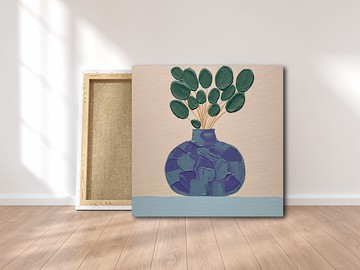 植物牆藝術植物畫掛畫帆布家居裝飾品