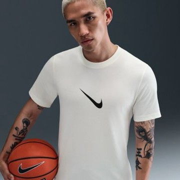 NIKE AS GA M NK TEE 1 男 短袖上衣 運動 休閒 米白色-HV1694133