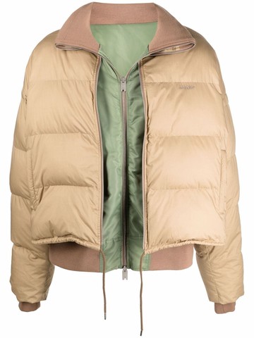 AMBUSH - reversible padded jacket - men - Cotton/Polyamide/Polyamide/Polyester/Polyester/Polyurethane/Acetate/Wool/Elastane - M - Neutrals
