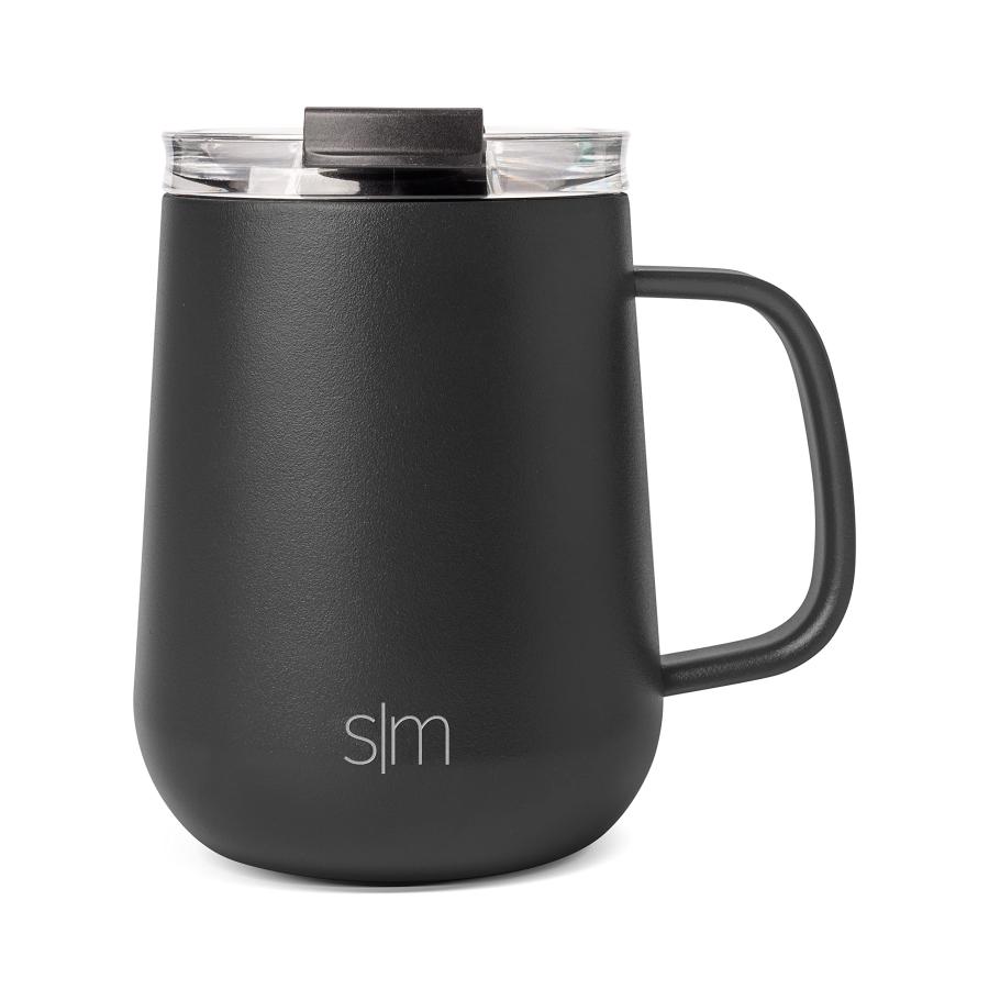 Simple Modern Travel Coffee Mug with Lid and Handle Reusable I 並行輸入品