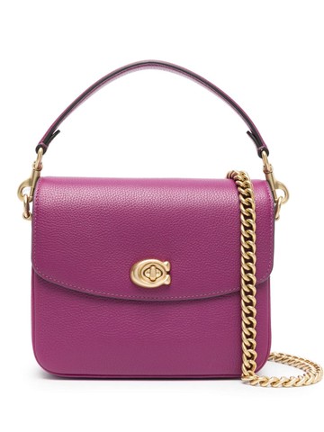 Coach - Cassie leather tote bag - women - Calf Leather - One Size - Purple
