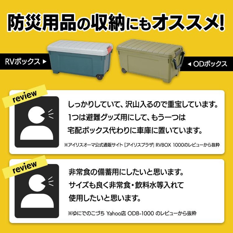 コンテナボックス 収納ボックス アウトドア 60L 収納ケース 2個セット