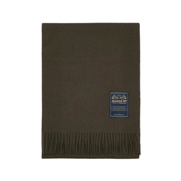 韓國 Rockfish Weatherwear CLASSIC WOOL SCARF SOLID 純色羊毛圍巾 深棕色 DARK BROWN