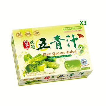 【京工】 蔬果五青汁 12g*30包 即沖即飲 常温 素食