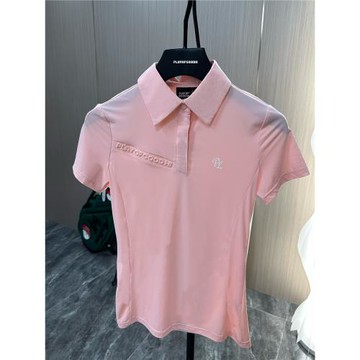 高爾夫服裝女韓版高爾夫短袖女修身顯瘦彈力golf球服女高爾夫女裝