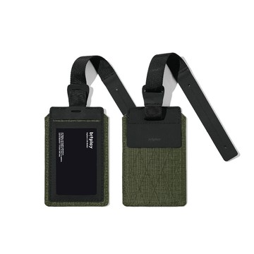 bitplay 2-Way 行李證件套 - 探索黑/苔蘚綠