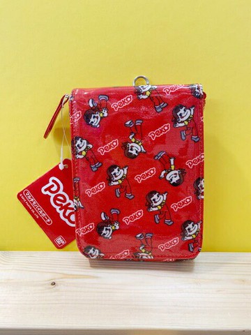 【震撼精品百貨】Peko 不二家牛奶妹 收納包-紅(可裝票卡)#50908 震撼日式精品百貨