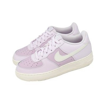 Nike 休閒鞋 Air Force 1 GS 大童 女鞋 紫 白 經典 AF1 CT3839-500