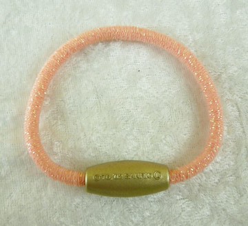 【震撼精品百貨】Hello Kitty 凱蒂貓 髮圈 粉橘【共1款】 震撼日式精品百貨