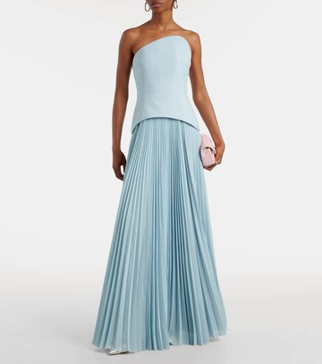 Solace London Britt pleated gown