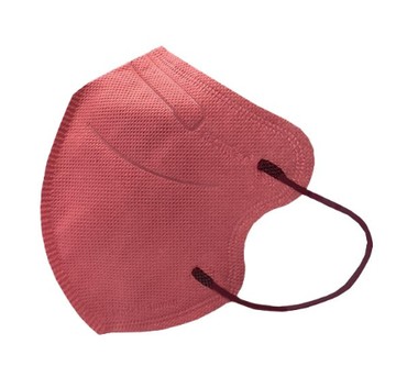 麗正 大童3D醫用口罩(玫瑰粉)細耳帶-30入/單片包裝