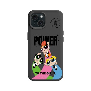 iPhone 15 SolidX 黑 - The Powerpuff Girls 飛天小女警 - 女孩的力量