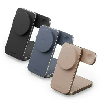 ENERGEA Magtrio Plus 三合一 Qi2 折疊 磁吸無線 充電座 充電器 適 iPhone 16 15【299免運領券再享折扣】
