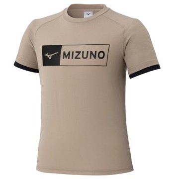 MIZUNO 美津濃 短袖上衣 童裝 男童 女童 運動 棕 32JAC42548