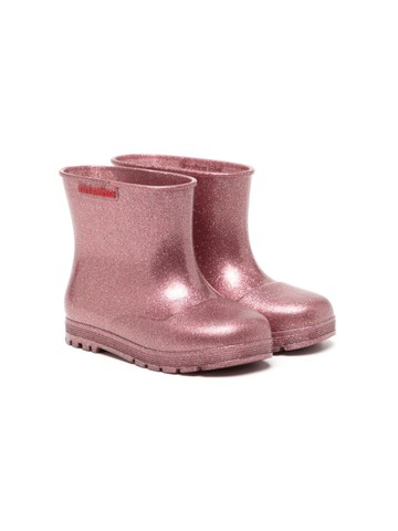 Mini Melissa - glitter-detail wellies - kids - Rubber/Rubber/Rubber - 30 - Pink