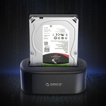 移動硬碟座ORICO 6218US3 3.5吋 2.5吋立式硬碟外接盒 支援20T SATA外接盒【DM451】 123便利屋