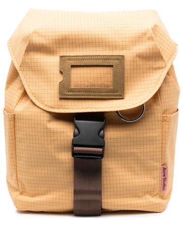 Acne Studios - two-tone ripstop backpack - unisex - Nylon/Polyester - One Size - Yellow