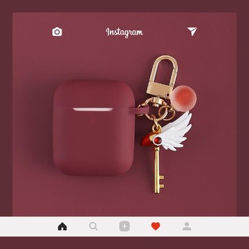 魔卡少女櫻蘋果airpods2保護套無線藍牙耳機硅膠盒子殼【英賽德3C數碼館】