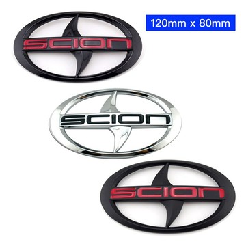 TOYOTA SCION 黑色 改裝 車標 前標 後標 rav4 altis yaris CAMRY vios WISH