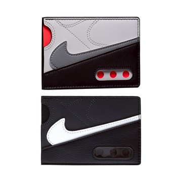 NIKE ICON AIR MAX90 卡片夾 票卡夾 名片夾 證件夾 證件套 錢包 皮夾 輕薄 時尚 拼接 灰黑紅 黑