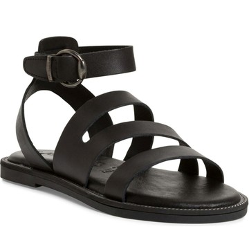 TAMARIS BLACK CASUAL OPEN SANDALS 黑色女款鞋子