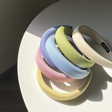 海綿洗臉壓發發箍女高顱頂法式復古百搭外出發卡頭箍高級感發飾品