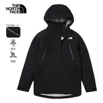 The North Face北面女款黑色FUTURELIGHT防水納米殼羽絨內裡三合一外套｜8EQQJK3