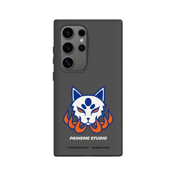 Galaxy S24 Ultra SolidSuit 黑 - Paiheme Studio - 狐狸面具
